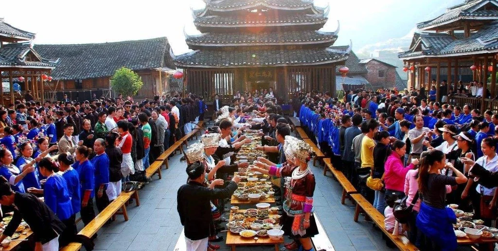 Long Table Feast - Miao and Dong ethnic dining culture