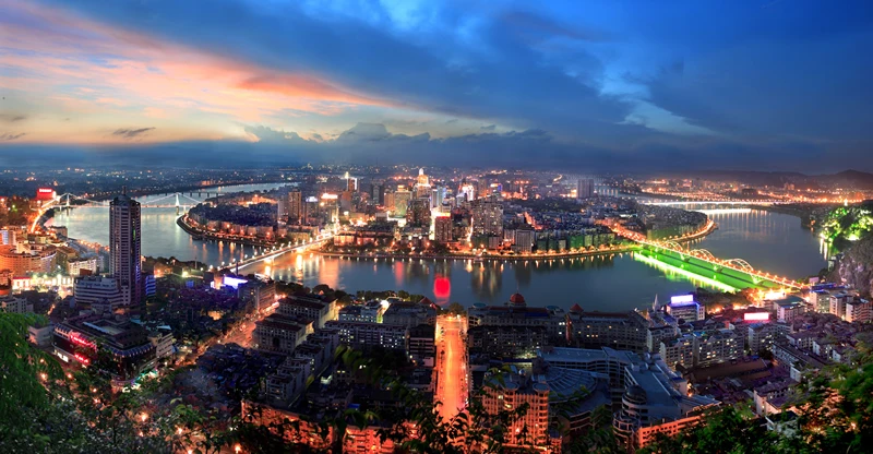 Liuzhou - Home of Luosifen noodles, industrial city